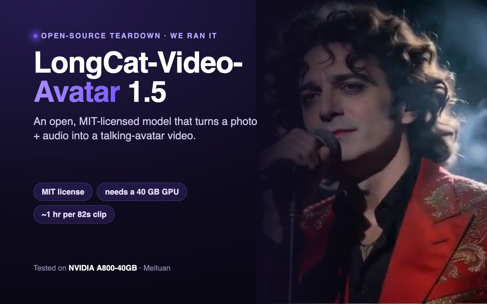 LongCat-Video-Avatar 1.5 open-source talking-avatar video model hands-on teardown by VisionStory