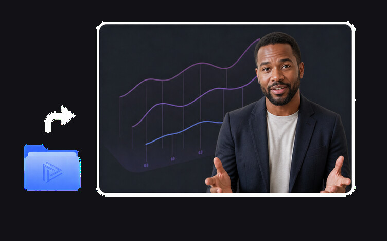 AI training video generator workflow turning course material into avatar-led employee training modules