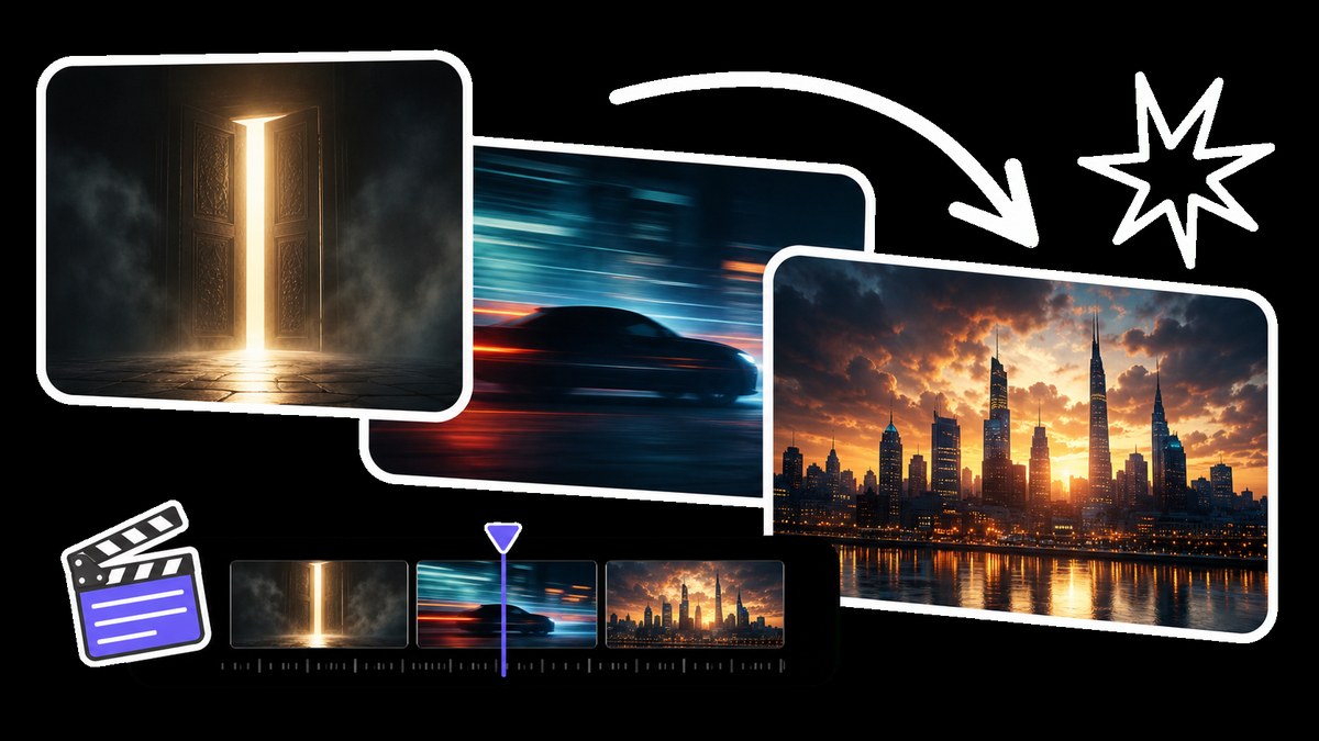 AI previsualization workflow turning script pages and concept art into a moving version of a sequence