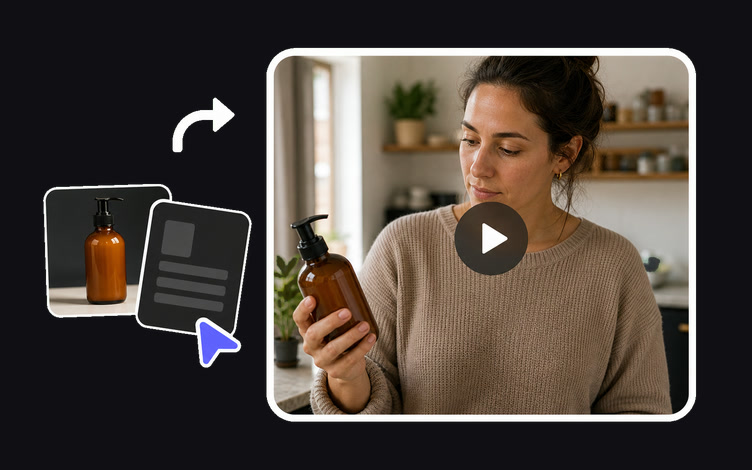 Freelance UGC creator reviewing a natural product video draft with a client brief