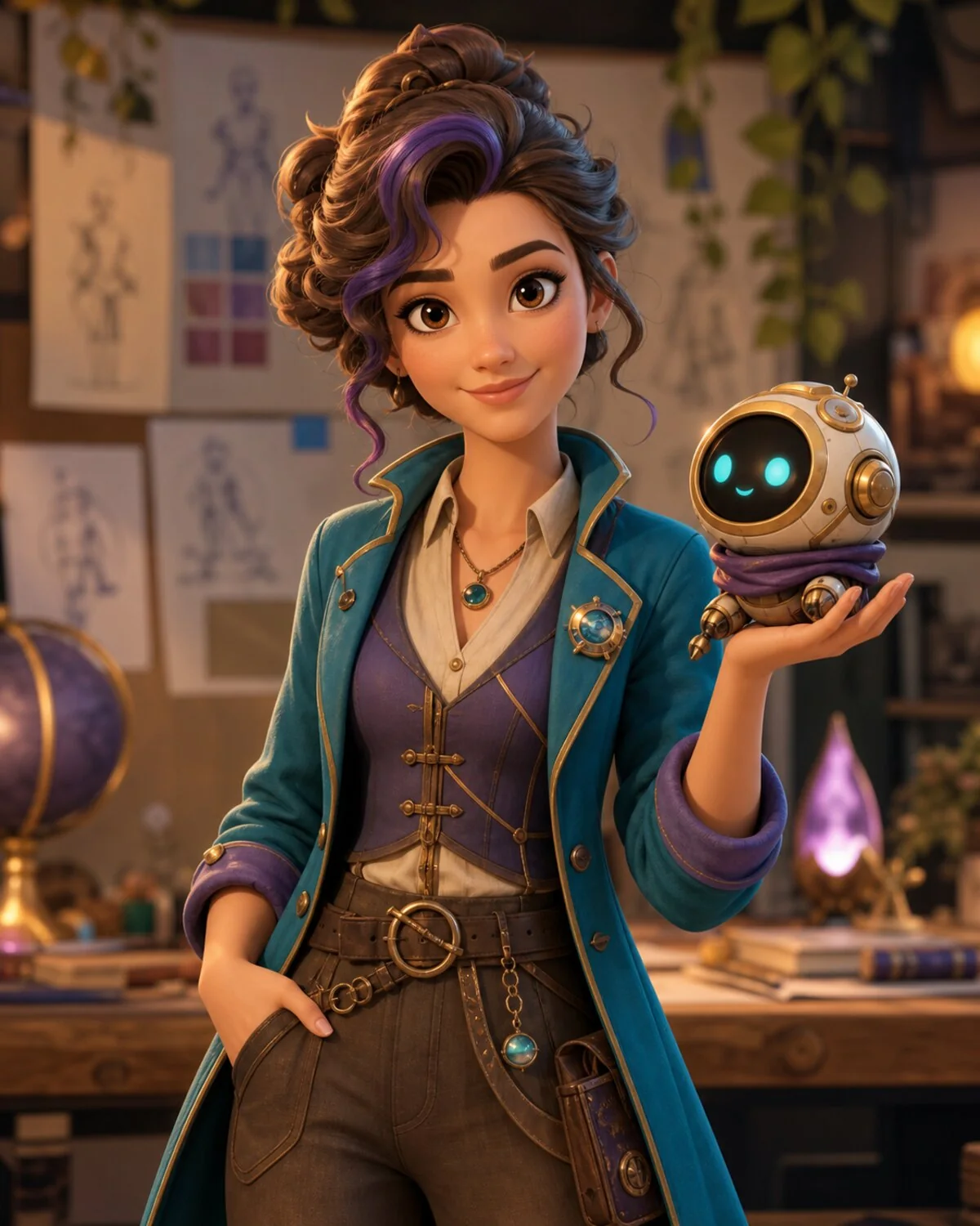 AI image style example for characters