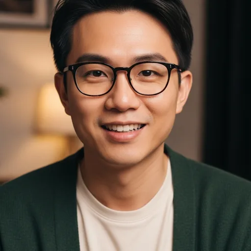 Professional man wearing glasses