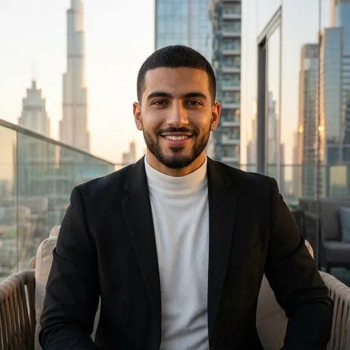 Professional man in a black blazer