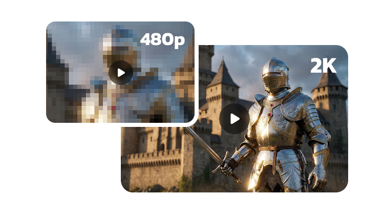 AI Video Upscaler tool by VisionStory