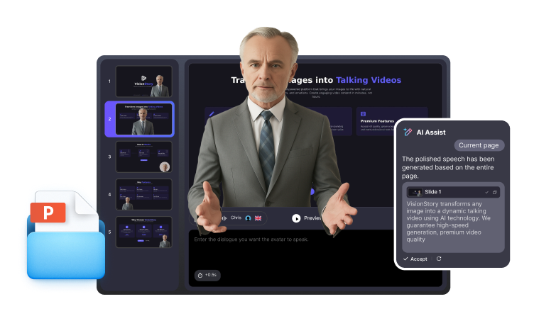 How to Turn a PowerPoint Presentation into a Video with AI