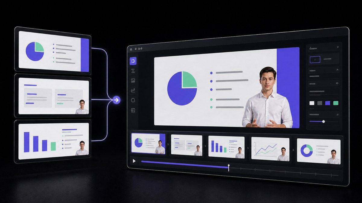 Tutorial on turning a PowerPoint deck into a narrated AI video